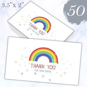 50 Thank You Cards
